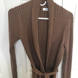 Old Navy tie front sweater